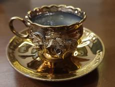 Сервиз, 🔥 позолота, 19 предметов, винтаж, времён СССР.