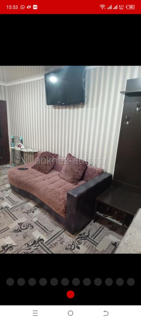 Посёлок Агудзера , сдаётся посуточно мини  домик  без хозяина, сдаётся местным гражданам и отдыхающим. Все вопросы по телефону ватсап +7947224120