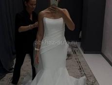 Свадебное платье  (42-44) с фатой и чокером 