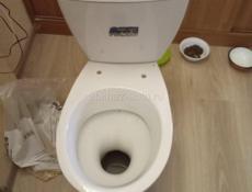 Унитаз с бачком, бу, рабочий