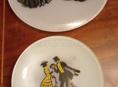 Продам подарочный комплет из 7 тарелок,"Дамы и кавалеры"винтаж Чехословакия