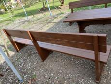 Стол 3х метровый на 90 ширина   лавочки 3 х метровый на 45 см шириной,