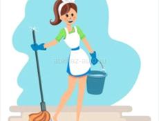 Ищу работу уборщицей или помощником на кухне. 