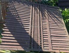 Забор железный 