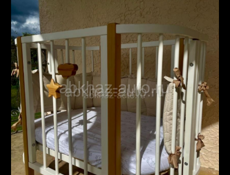 Детская кроватка + кокон для новорожденных 3500