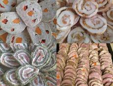 Рулеты мясные куриные рыбные Буженина 