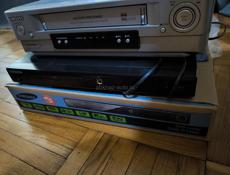 SAMSUNG Dvd+ кассетный плеер