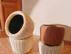 Кашпо из ротанга