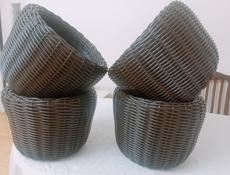 Кашпо из ротанга