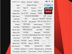 Видеокарта Vega 56 msi air bust 8 gb