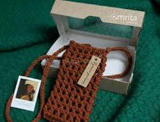 Детские аксессуары и сумочки для телефона, вязаные крючком.