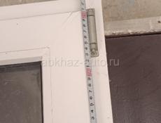 Пластиковые окно и дверь 