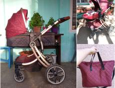 Коляска практически новая ,катали в доме 