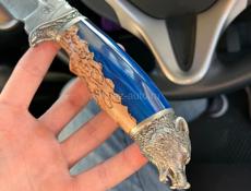 Нож дамасская сталь ! 