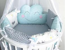 Детская кроватка новая,маятник и держатель болдохина и матраса