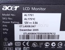 монитор ACER 15"