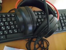 Игровые наушники и клавиатура 