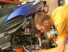 Ремонт мото техники 150 куб 80 куб 50 куб 