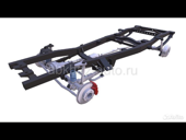 Продам раму с мостами на УАЗ хантер 