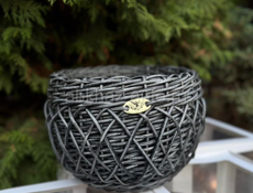 кашпо из ротанга, корзинки, шары новогодние и многое другое