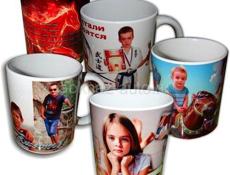 Подарки к Новому году: Кружки с фото