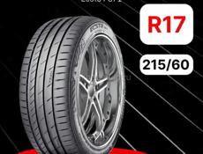 летняя резина Kumho 215/60 R17 новые 