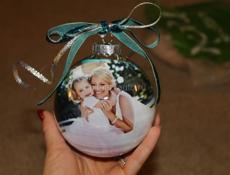 новогодние шары с фотографиями 