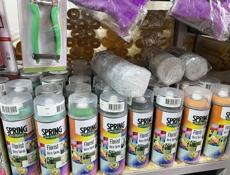 Краска спрей для цветов 