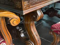 Ренессанс: обеденный стол, 4 стула, 2 кресла