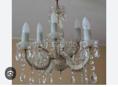 В продаже винтажная хрустальная люстра (Чехословакия)из 6 лампочек