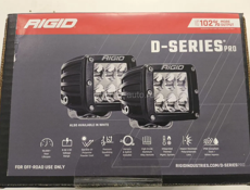 LED ФАРЫ RIGID D PRO 4 светодиода. Ближний свет (пара).