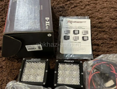 LED ФАРЫ RIGID D PRO 9 светодиодов. Рабочий свет (пара).