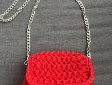 Сумка , вязанная , новая 