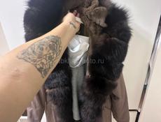 Парка теплая в идеальном состоянии