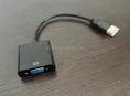 HDMI на VGA переходник.