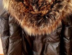 Женская куртка с меховым воротником. Автоледи 