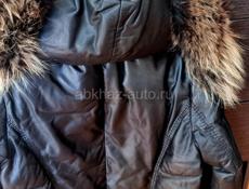 Женская куртка с меховым воротником. Автоледи 