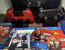 Продаю PS4 512Gb,вр руки,диски