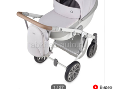 Коляска 3 в1 anex m-type б/у (люлька, прогулочный блок, автокресло)
