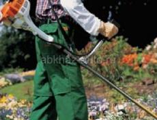 Пакосим трава чистим участк