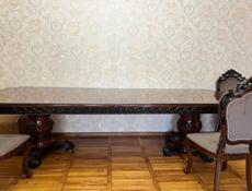 Стол со стульями 6 шт 