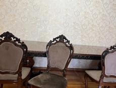 Стол со стульями 6 шт 