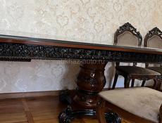 Стол со стульями 6 шт 