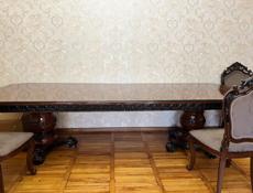 Стол со стульями 6 шт 