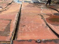 Швеллер, балки мостовые, угольники, металлические листы, трубы, баки для воды 