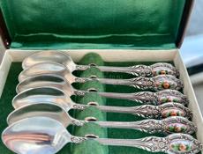 Мельхиор СССР Ложки чайные новые редкие 14 см