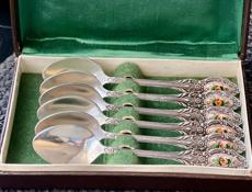 Мельхиор СССР Ложки чайные новые редкие 14 см