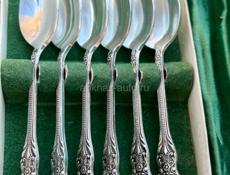 Мельхиор СССР Ложки чайные новые редкие 14 см