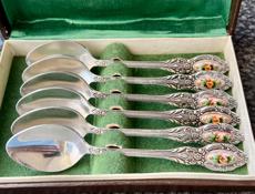 Мельхиор СССР Ложки чайные новые редкие 14 см