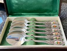 Мельхиор СССР Ложки чайные новые редкие 14 см